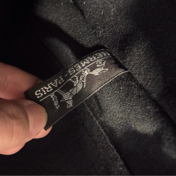 Hermes Large Black Canvas Tote Bag - Picture 6 of 14